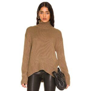 Stitches & Stripes Sola Faux Cashmere Turtleneck in Mink Brown